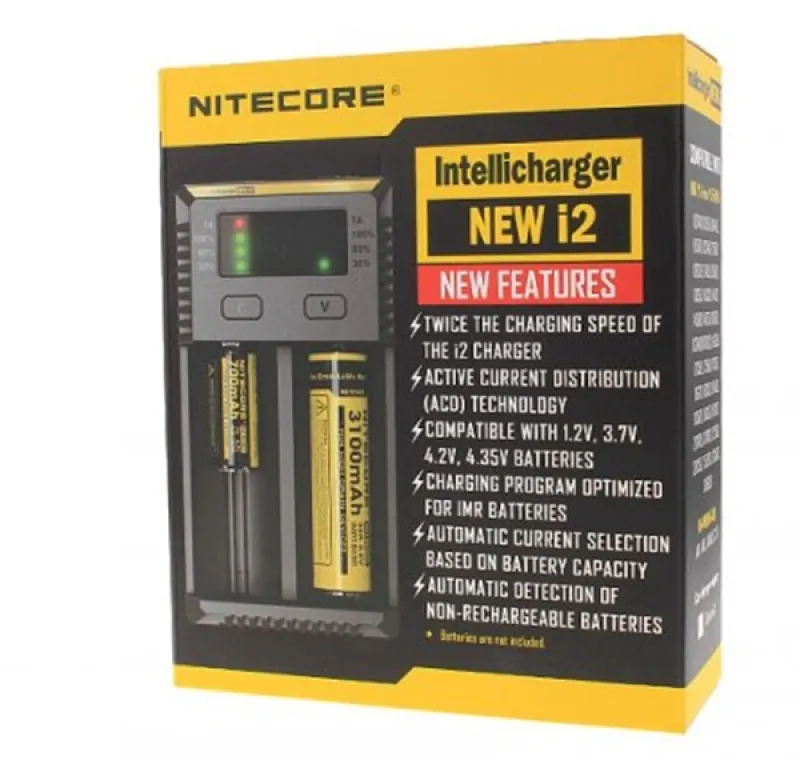 Nabíječka baterií/Nitecore NEW i2 Intellicharger 2Slot Batt