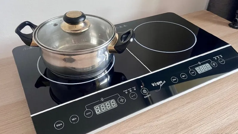 Indukční vařič Vigan Mammoth IV2Z – 2 parcely, 3500W